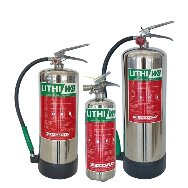 PRI900 Lithium-Ion Battery Stainless Fire Extinguishers, Extinguisher For Battery Fires